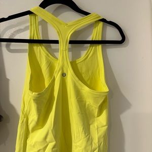 Neon lululemon tank